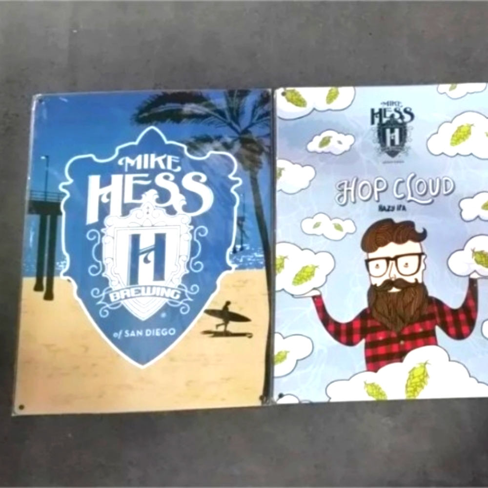 Mike Hess Metal Signs